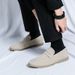 Men's Large Size Casual Fashion Slip-On Loafers Trendy Simple Formal Business Leather Shoes_vogvips.com