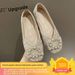 French-style Elegant Women's Flat Shoes, 2026 Spring And Autumn New Model, Square-toed Shallow Fairy Loafers, Soft-soled_vogvips.com