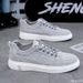 Men's New Fashionable Canvas Sneakers Sports And Leisure Vulcanized Shoes Flat Bottomed Commuting Style Shoes Zapatos Hombre_vogvips.com