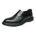 2025 Spring And Autumn New Zipper Slip-On Large Size Business Casual Loafers 38-46 Leather Shoes_vogvips.com