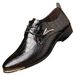 Autumn Large Size Formal Men's Business Casual Lace-up Pointed Low-top Single Leather Shoes_vogvips.com