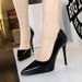 High heels Women's shoes light mouth pointed metal slim heels super high heel waterproof platform_vogvips.com