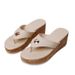 Cross-Border European And American Style Thick-Soled Toe-Post Round-Toe Fashionable Outdoor Flip-Flops Lightweight Plus_vogvips.com