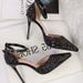 Hollow Crystal Pointed-toe Sandals With Covered Toe, European And American Style, Sequined One-strap Wedding Shoes,_vogvips.com
