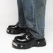 Height Increasing For Men Derby Niche Functional British Thick Sole Big Toe Metal Rivets Heavy Craft Trendy Shoes_vogvips.com