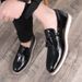 New men's casual shoes a slip-on business dress Brock fringe leather shoes_vogvips.com