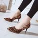 Spring Pointed Toe Stiletto High Heel Suede Single European And American Foreign Trade Large Size Slim Women S_vogvips.com