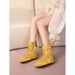 Women Boxing Boots Summer Short High Top Boxing Women 2025 New Soft Sole Training Shoes Hollow Breathable Casual Martin Boots_vogvips.com