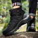 Outdoor High-top Boots Men Thick-soled Shock-absorbing Combat Boots Men Breathable Soft Wear-resistant Casual Hiking Shoes Men_vogvips.com