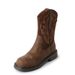 Melard Brown Embroidered Western Cowboy For Women Summer 2025 New Style Chic Comfortable Flat Heel Riding Boots_vogvips.com