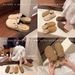 2025 New Women's Autumn Winter British Thick Sole Shoes Casual Half Internet Celebrity Versatile Deer Antler_vogvips.com