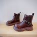 2025 Winter New Children's Shoes Boys Fashionable Handsome Martin British Style Thickened Warm Girls Fashion Boots_vogvips.com