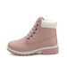Autumn And Winter New Couple High-top Velvet Martin Boots Women's Korean Version Versatile British Large-size Cotton Boots Men's Outdoor Short Boots_vogvips.com