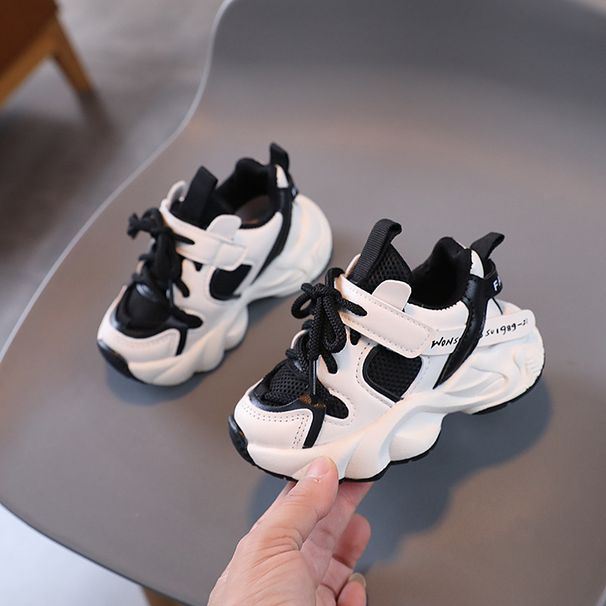 Boys And Girls Mesh Dad Export Spring Summer New Sports Soft Sole Breathable Children's Running Shoes Trendy_vogvips.com