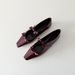Sheepskin Version Small Square Toe Bow Knot Shallow Mouth Shoes With Inner Height Increase One Strap Silver Mary Jane Shoes_vogvips.com