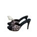 New Fashion Versatile One-strap Leopard Print Bowknot Sandals Women's Outdoor French High Heels_vogvips.com