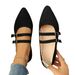 2025 Spring/Summer New Gentle Style Versatile Mary Jane Women's Shoes With Single Strap Design And Pointed Toe_vogvips.com