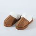 Cotton Women's And Warm Postpartum Shoes, Thick Soled Plush Slippers, Winter Home Cotton Slippers_vogvips.com