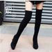 2023 Autumn Winter New Suede Thick High Heel Plus Size Over-the-Knee Long Boots For Women_vogvips.com