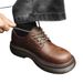 ShoeVault Commuting Derby For Men British Workwear Large Toe Summer New Casual Men's Shoes Thick So Height Increasing Trendy_vogvips.com