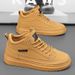 Men's Martin Boots, Autumn Breathable High-Top Work Shoes, Trendy Versatile Non-Slip Business Casual Leather Shoes For M_vogvips.com