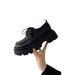 Thick-soled Small Leather Shoes, Women's New Year's Skirts, Single Shoes_vogvips.com