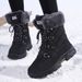 Manufacturer Wholesale Winter Snow Boots For Women's Outdoor Climbing, Cold Proof, Anti Slip, Thick And Warm High Top Cotton Shoes_vogvips.com