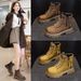 Martin Boots Women's Retro Locomotive Boots Short Tooling Boots British Versatile Women's Boots_vogvips.com