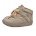 Girls' Winter High-Top Sneakers - Fleece Lined, Non-Slip Sole, Fashionable & Comfortable (Pink/Black/White)_vogvips.com