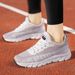 Running shoes large size women's shoes summer new lightweight breathable sports shoes cushioned soft sole flying mesh running shoes_vogvips.com