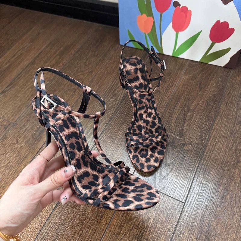 2025 Leopard Print Heels Summer New Open-Toe Sandals With Top Quality Buckle Strap For Women, Ultra High Heel, Sexy 10Cm_vogvips.com