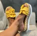 Adhesive Shoes Breathable Lightweight Women Cloth Butterfly Bow Cool Dragging Thick Bottomed Slope Ladies' Wer_vogvips.com