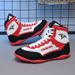 Unisex Shoes New Professional Boxing Shoes Sanda Fighting Free Fighting Breathable Non Slip Wear Resistant Competition Training Wrestling Shoes_vogvips.com