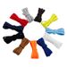 Terylene Cotton Solid Color Wide 8mm Flat Shoelaces Bright Color Canvas Shoe Shoe LACES_vogvips.com
