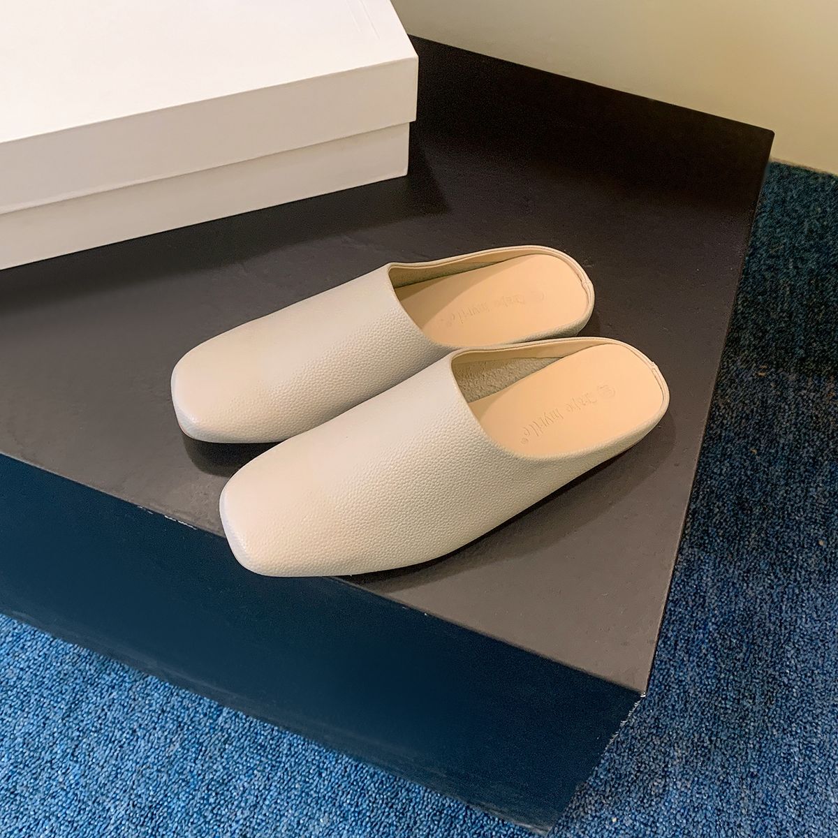 Women's Slip-On Mule Flats - Soft & Comfortable Loafer Shoes With Closed Toe For Casual Wear_vogvips.com