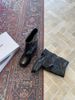 Western Cowboy Slouch For Women 2025 Autumn New Pleated Cuff Short Distressed Thick Heel Riding Boots_vogvips.com