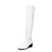 Belt Buckle Over-the-Knee Long Plus Women's Boots 40-48 Size High Heel 854_vogvips.com