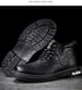Men's Shoes Martin Boots Casual Medium Leather Boots Style High Top Tooling Boots Men's_vogvips.com