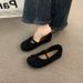 Round-toe Retro Soft-soled For Women, 2025 Spring Forest-style Flat Mary Jane Shoes, Ballet Granny Shoes_vogvips.com