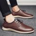 Men's Leather Shoes Casual Men's Low-top Shoes Leather Shoes_vogvips.com