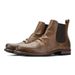 Men's Double Elastic British Style Low Heel Retro Ankle Boots Casual Daily Wear Leather Martin Boots_vogvips.com