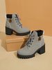 2026 Autumn New Martin Boots For Women, Chunky High Heel, Waterproof, Large Size, Commuting, Height Increasing_vogvips.com