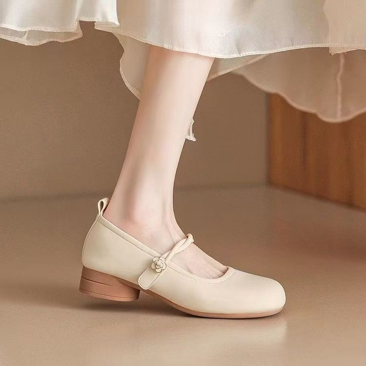 High-quality Soft Leather And Sole 2025 Spring/autumn Mary Jane S, French-style Loafers, Traditional Chinese Style_vogvips.com