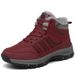 Wintert Plus Velvet Waterproof Snow Boots Warm And Comfortable Couple High Top Casual Cotton Shoes_vogvips.com