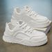 Spring New Breathable Little White Men's Trend Versatile Thick Sole Sports Casual Board Dad Trendy Shoes_vogvips.com