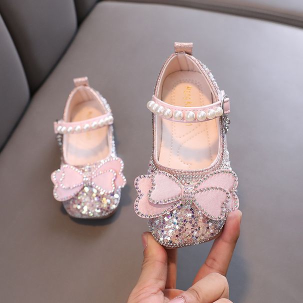 New Lady Baby Girls Girl Princess Diamond Single Shoe Shoes Dance Show Shoes_vogvips.com
