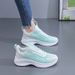 New Versatile Mesh Running Lightweight And Shock Absorbing Student White Casual Sports Women's Shoes_vogvips.com