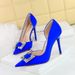 626-K75 European And American Style Banquet High-heeled Stiletto Ultra-high Heel, Shallow Mouth Women's Shoes, Satin_vogvips.com