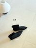 Pointed Toe Chunky Heel Khaki Slim Women's Shoes 2025 New Spring Autumn Single Suede Korean Style Short Boots_vogvips.com