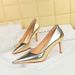3391-A7 Style Banquet Women's Slim Shallow Mouth Pointed High Heel Spring New Single Shoes_vogvips.com